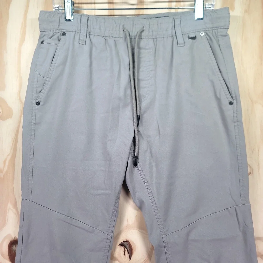 Projek Raw MTL/02 Mens M (32-33) Gray Jogger Pants Elastic Waist Drawstring - Picture 2 of 16